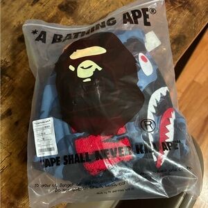A Bathing Ape Shark Design Hoodie